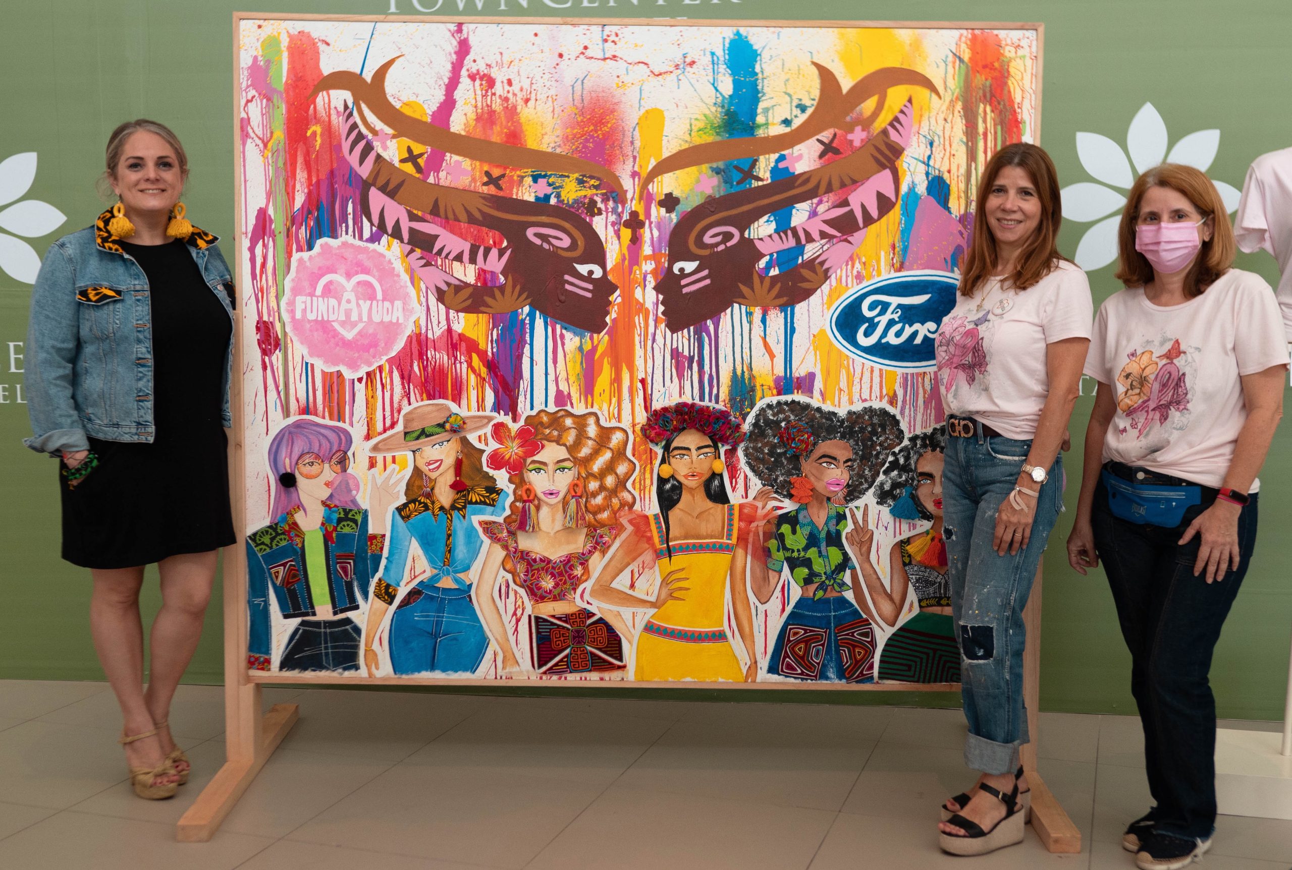 NEWS 89 Guerreras Rosadas Ford presenta mural junto a FundAyuda para concienciar sobre la prevención del cáncer de mama